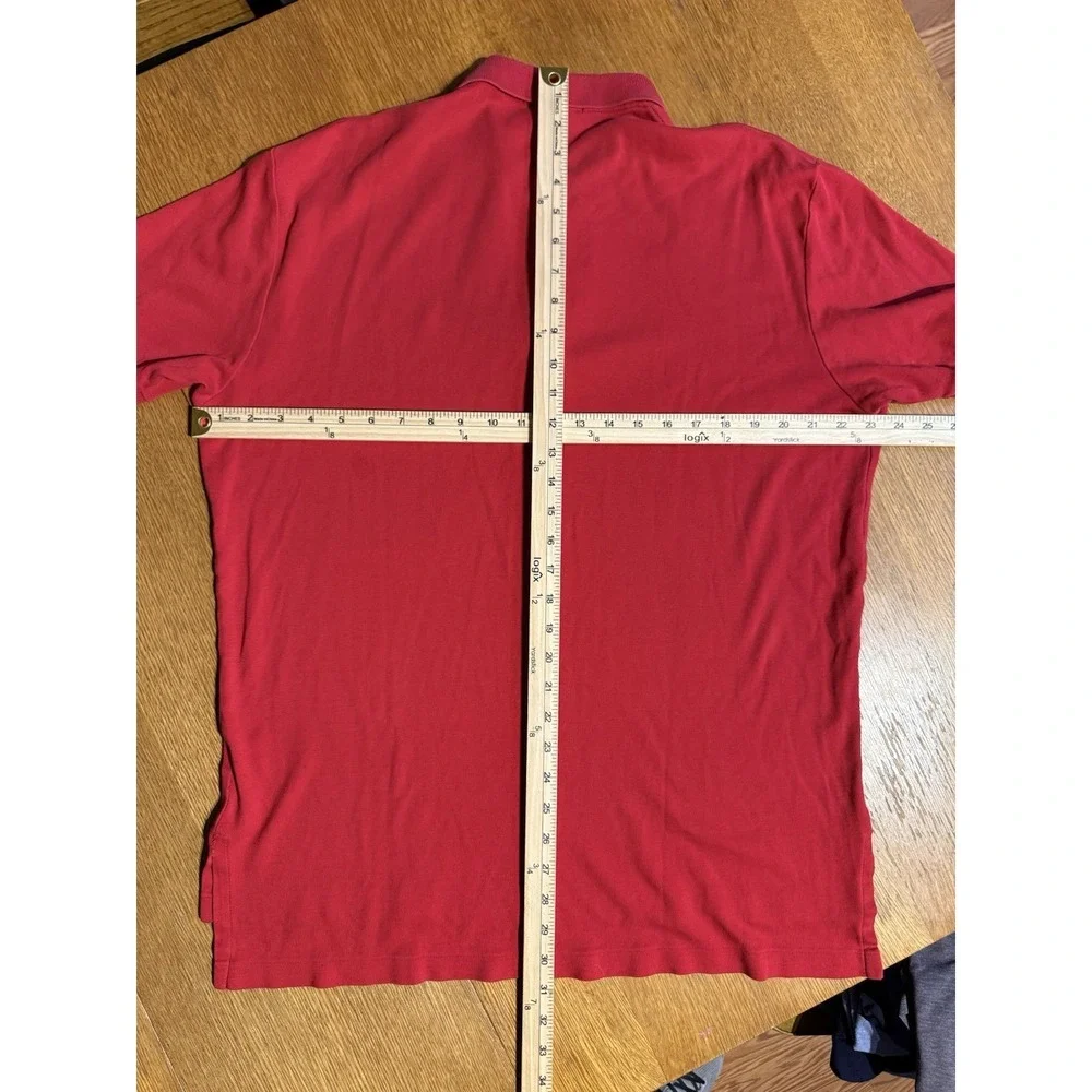 Vintage Polo by Ralph Lauren Polo Shirt Men's L Red Short Sleeve Blue‎ Pony